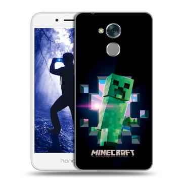 Силиконовый противоударный чехол на Huawei Honor 6A с принтом Майнкрафт Minecraft Силиконовый противоударный чехол на Huawei Honor 6A с принтом Майнкрафт Minecraft