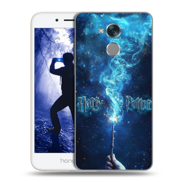 Силиконовый противоударный чехол на Huawei Honor 6A с принтом Harry Potter Гарри Поттер