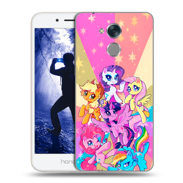Силиконовый противоударный чехол на Huawei Honor 6A с принтом My little pony Дружба чудо Силиконовый противоударный чехол на Huawei Honor 6A с принтом My little pony Дружба чудо