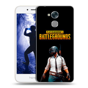 Силиконовый противоударный чехол на Huawei Honor 6A с принтом PUGB ПАГБ