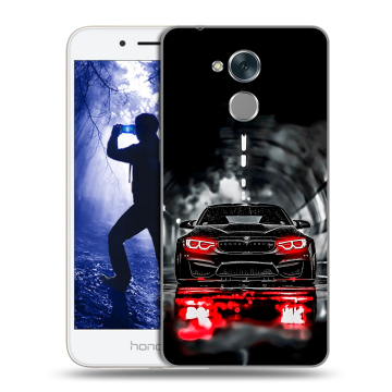 Силиконовый противоударный чехол на Huawei Honor 6A с принтом BMW БМВ Силиконовый противоударный чехол на Huawei Honor 6A с принтом BMW БМВ