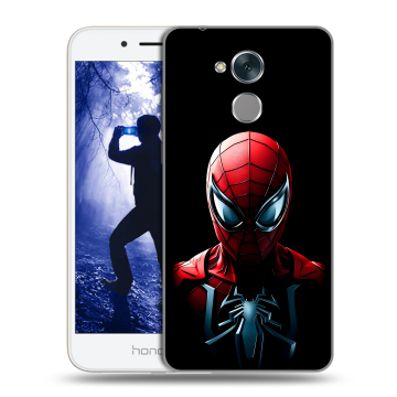 Силиконовый противоударный чехол на Huawei Honor 6A с принтом Spiderman Человек паук