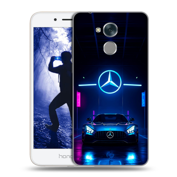 Силиконовый противоударный чехол на Huawei Honor 6A с принтом Mercedes Мерседес Силиконовый противоударный чехол на Huawei Honor 6A с принтом Mercedes Мерседес