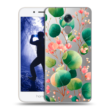 Силиконовый противоударный чехол на Huawei Honor 6A с принтом женский Силиконовый противоударный чехол на Huawei Honor 6A с принтом женский