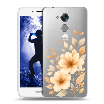 Силиконовый противоударный чехол на Huawei Honor 6A с принтом для девушки Силиконовый противоударный чехол на Huawei Honor 6A с принтом для девушки