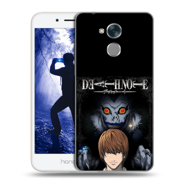 Силиконовый противоударный чехол на Huawei Honor 6A с принтом Death note Тетрадь смерти Силиконовый противоударный чехол на Huawei Honor 6A с принтом Death note Тетрадь смерти