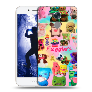 Силиконовый противоударный чехол на Huawei Honor 6A с принтом Флагер Fuggler Силиконовый противоударный чехол на Huawei Honor 6A с принтом Флагер Fuggler