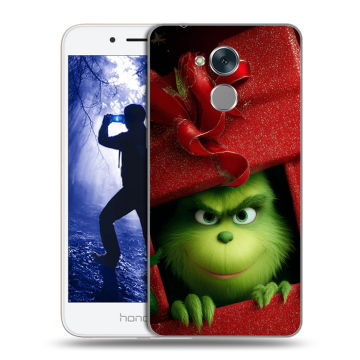 Силиконовый противоударный чехол на Huawei Honor 6A с принтом Новый год Силиконовый противоударный чехол на Huawei Honor 6A с принтом Новый год