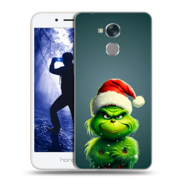 Силиконовый противоударный чехол на Huawei Honor 6A с принтом Новый год Силиконовый противоударный чехол на Huawei Honor 6A с принтом Новый год