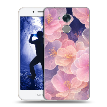 Силиконовый противоударный чехол на Huawei Honor 6A с принтом женский Силиконовый противоударный чехол на Huawei Honor 6A с принтом женский
