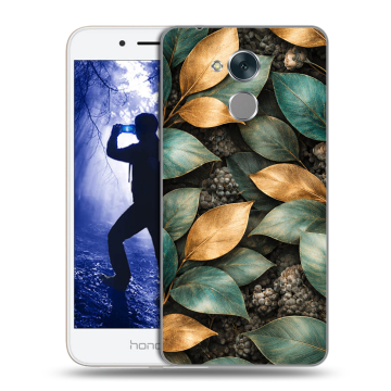 Силиконовый противоударный чехол на Huawei Honor 6A с принтом женский