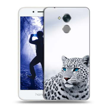 Силиконовый противоударный чехол на Huawei Honor 6A с принтом женский