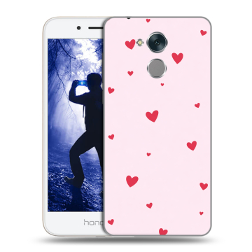 Силиконовый противоударный чехол на Huawei Honor 6A с принтом для девочек