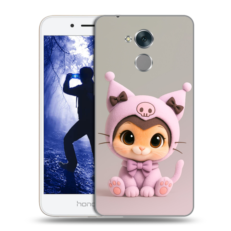 Силиконовый противоударный чехол на Huawei Honor 6A с принтом Куроми Kuromi Силиконовый противоударный чехол на Huawei Honor 6A с принтом Куроми Kuromi