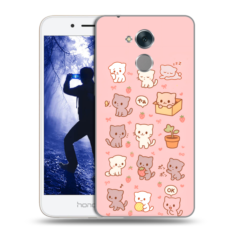 Силиконовый противоударный чехол на Huawei Honor 6A с принтом Hello Kitty Хелоу Кити Силиконовый противоударный чехол на Huawei Honor 6A с принтом Hello Kitty Хелоу Кити