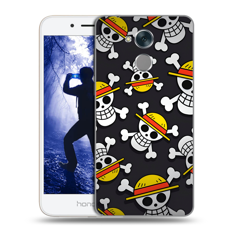 Силиконовый противоударный чехол на Huawei Honor 6A с принтом One Piece Ван Пис Силиконовый противоударный чехол на Huawei Honor 6A с принтом One Piece Ван Пис