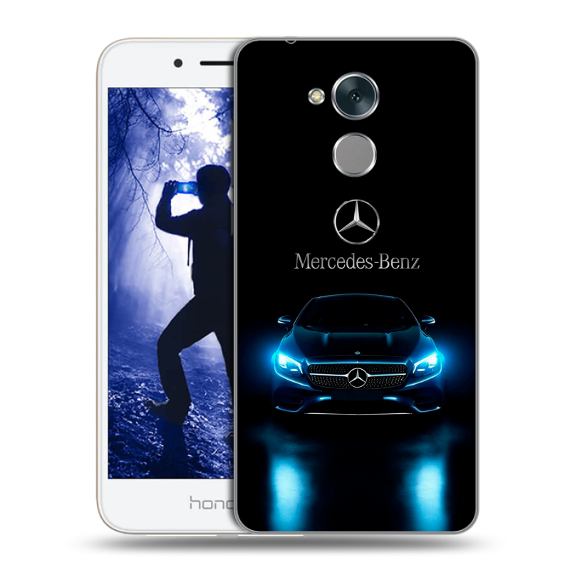 Силиконовый противоударный чехол на Huawei Honor 6A с принтом Mercedes Мерседес Силиконовый противоударный чехол на Huawei Honor 6A с принтом Mercedes Мерседес