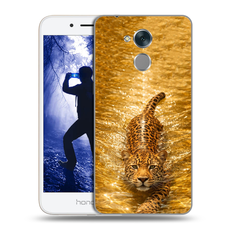 Силиконовый противоударный чехол на Huawei Honor 6A с принтом женский Силиконовый противоударный чехол на Huawei Honor 6A с принтом женский