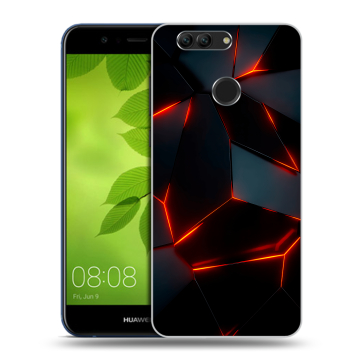 Силиконовый чехол на Huawei Nova 2 Plus с принтом Яркие абстракции