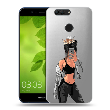 Силиконовый чехол на Huawei Nova 2 Plus с принтом Женские принты