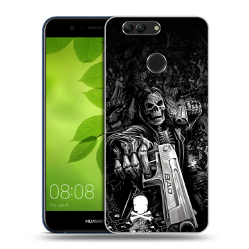 Силиконовый чехол на Huawei Nova 2 Plus с принтом Скелет Силиконовый чехол на Huawei Nova 2 Plus с принтом Скелет