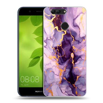 Силиконовый чехол на Huawei Nova 2 Plus с принтом Мрамор Силиконовый чехол на Huawei Nova 2 Plus с принтом Мрамор