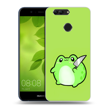 Силиконовый чехол на Huawei Nova 2 Plus с принтом Лягушенок Силиконовый чехол на Huawei Nova 2 Plus с принтом Лягушенок