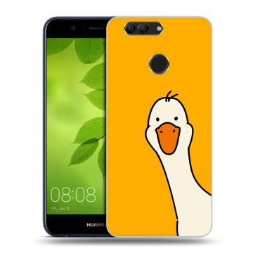 Силиконовый чехол на Huawei Nova 2 Plus с принтом Утка Силиконовый чехол на Huawei Nova 2 Plus с принтом Утка