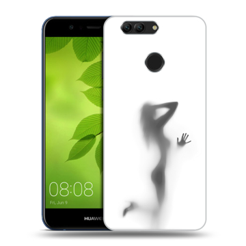 Силиконовый чехол на Huawei Nova 2 Plus с принтом Силуэт