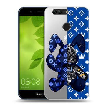 Силиконовый чехол на Huawei Nova 2 Plus с принтом Луи робот