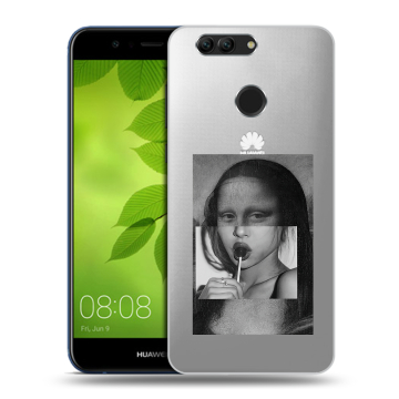 Силиконовый чехол на Huawei Nova 2 Plus с принтом Мона Лиза