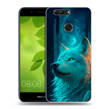 Силиконовый чехол на Huawei Nova 2 Plus с принтом бабочки саккура Силиконовый чехол на Huawei Nova 2 Plus с принтом бабочки саккура