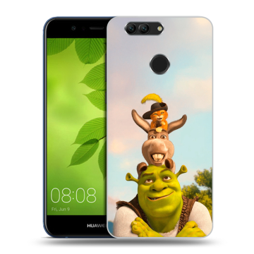 Силиконовый чехол на Huawei Nova 2 Plus с принтом Шрек Shrek