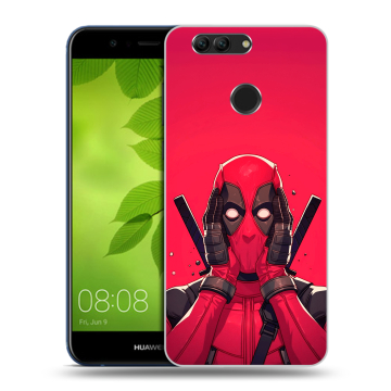 Силиконовый чехол на Huawei Nova 2 Plus с принтом Дедпул Deadpool Силиконовый чехол на Huawei Nova 2 Plus с принтом Дедпул Deadpool