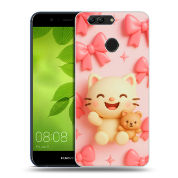Силиконовый чехол на Huawei Nova 2 Plus с принтом для девочек