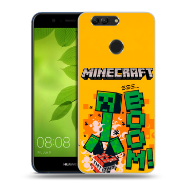 Силиконовый чехол на Huawei Nova 2 Plus с принтом Майнкрафт Minecraft Силиконовый чехол на Huawei Nova 2 Plus с принтом Майнкрафт Minecraft