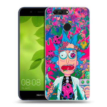 Силиконовый чехол на Huawei Nova 2 Plus с принтом Рик и Морти Rick Morty Силиконовый чехол на Huawei Nova 2 Plus с принтом Рик и Морти Rick Morty