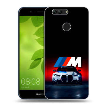 Силиконовый чехол на Huawei Nova 2 Plus с принтом БМВ BMW Силиконовый чехол на Huawei Nova 2 Plus с принтом БМВ BMW