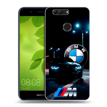 Силиконовый чехол на Huawei Nova 2 Plus с принтом БМВ BMW Силиконовый чехол на Huawei Nova 2 Plus с принтом БМВ BMW