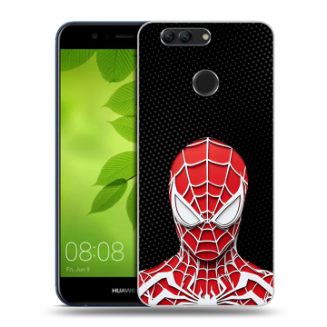 Силиконовый чехол на Huawei Nova 2 Plus с принтом человек паук spiderman Силиконовый чехол на Huawei Nova 2 Plus с принтом человек паук spiderman