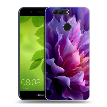 Силиконовый чехол на Huawei Nova 2 Plus с принтом женский цветы Силиконовый чехол на Huawei Nova 2 Plus с принтом женский цветы