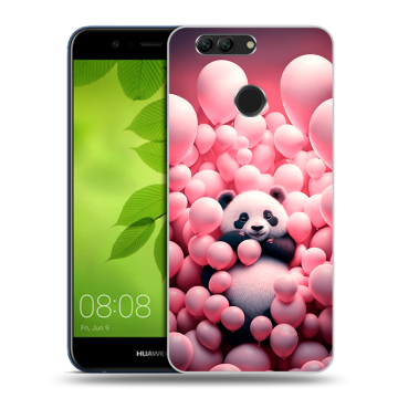 Силиконовый чехол на Huawei Nova 2 Plus с принтом Панда Силиконовый чехол на Huawei Nova 2 Plus с принтом Панда