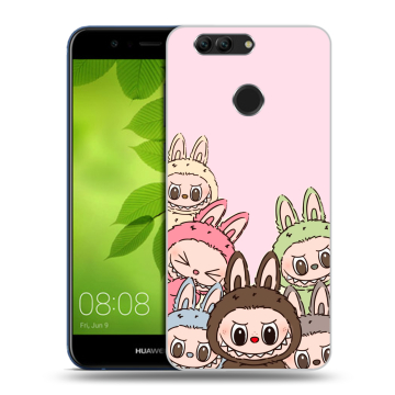 Силиконовый чехол на Huawei Nova 2 Plus с принтом Лабубу