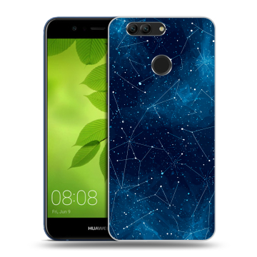 Силиконовый чехол на Huawei Nova 2 Plus с принтом Космос звезды