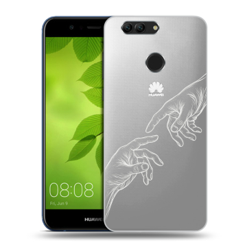Силиконовый чехол на Huawei Nova 2 Plus с принтом Сотворение мира