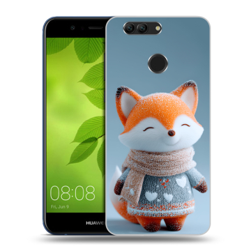 Силиконовый чехол на Huawei Nova 2 Plus с принтом Лиса
