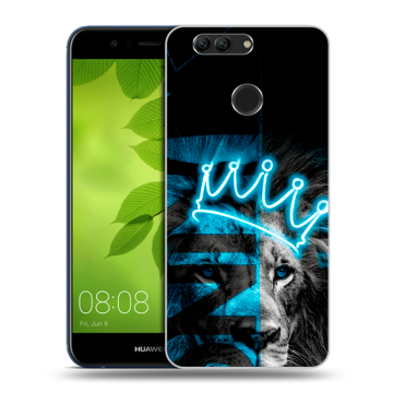 Силиконовый чехол на Huawei Nova 2 Plus с принтом Король лев
