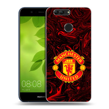 Силиконовый чехол на Huawei Nova 2 Plus с принтом Manchester United