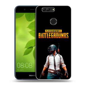 Силиконовый чехол на Huawei Nova 2 Plus с принтом PUGB ПАГБ Силиконовый чехол на Huawei Nova 2 Plus с принтом PUGB ПАГБ