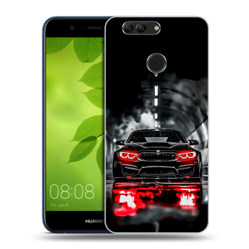 Силиконовый чехол на Huawei Nova 2 Plus с принтом BMW БМВ Силиконовый чехол на Huawei Nova 2 Plus с принтом BMW БМВ